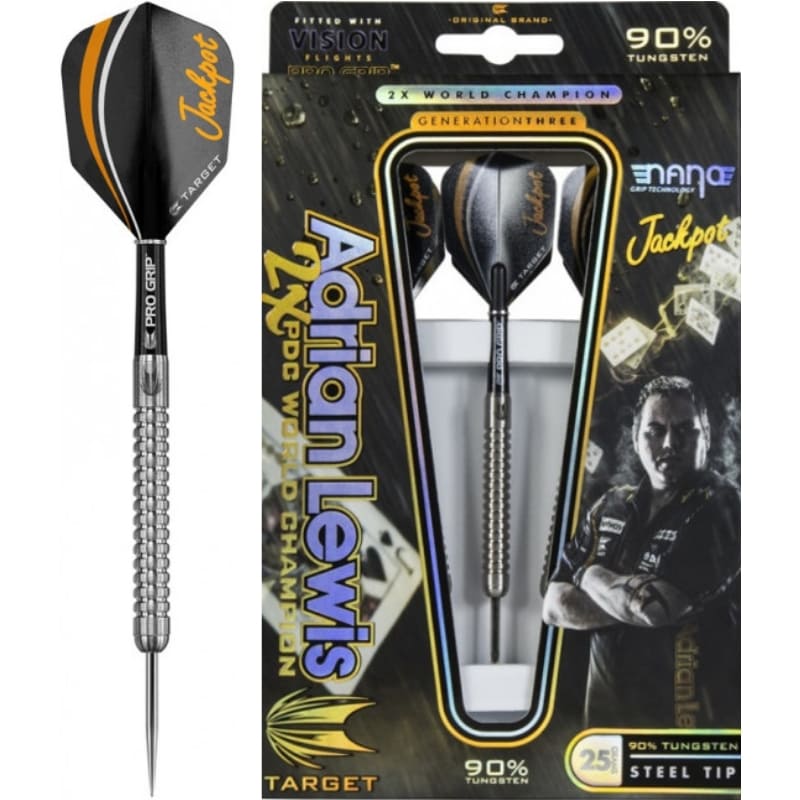 Adrian Lewis Gen3 dartpijlen Adrian Lewis Gen3 dartpijlen van Target Darts