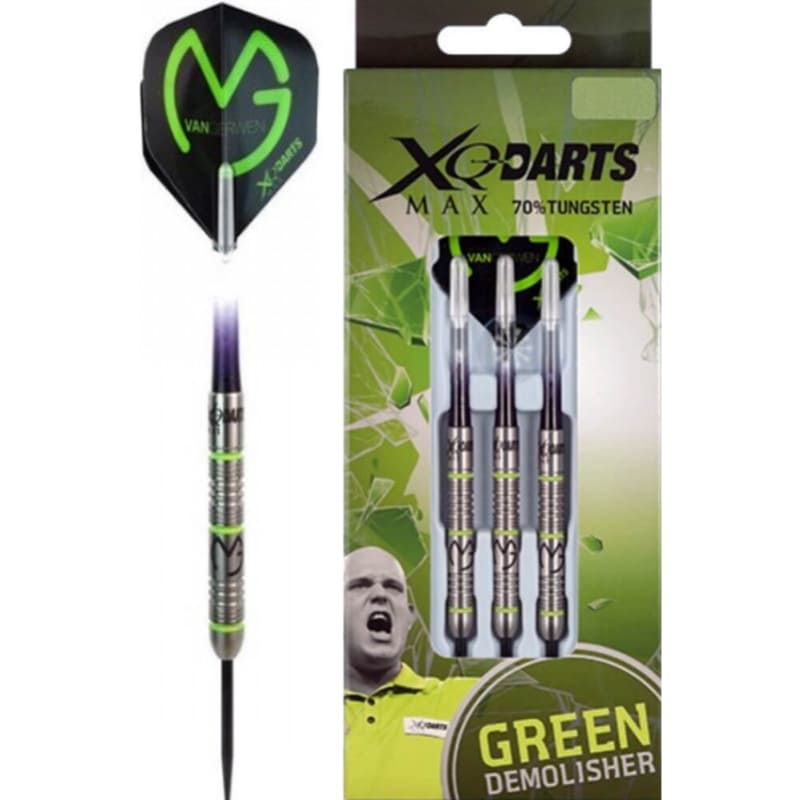 MVG Green Demolisher dartpijlen van XQ-Max Darts