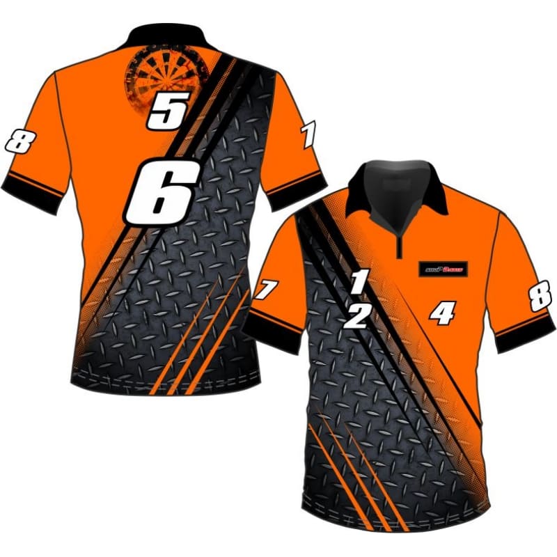 Shopdarts Tearplate dartshirt oranje Shopdarts Tearplate dartshirt oranje