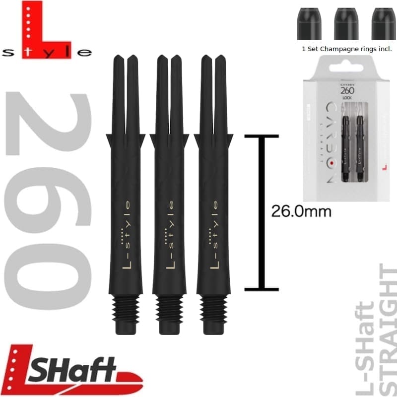 L Style Carbon shafts in between 260 L Style Carbon shafts in between 260