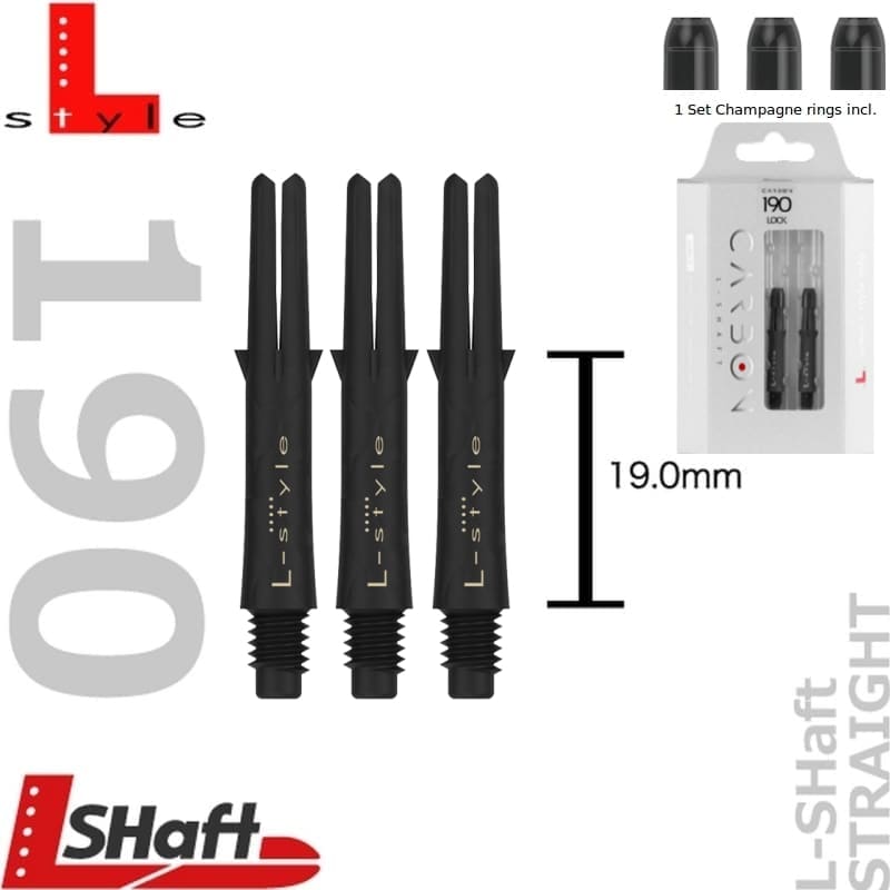 L Style Carbon shafts short 190