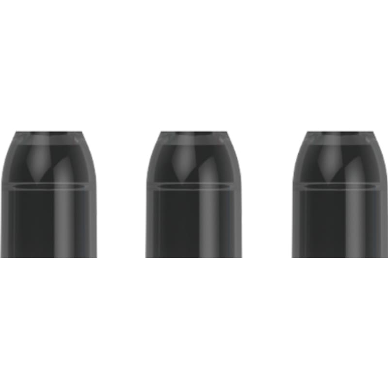 L Style Champagne rings clear black L Style Champagne rings clear black