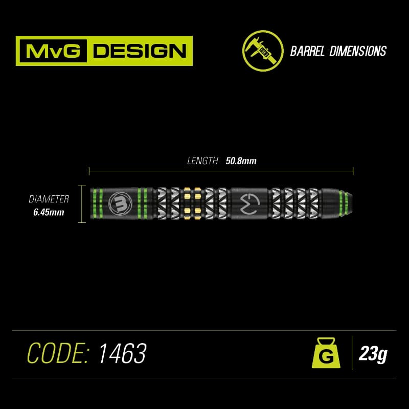 MVG Vantage barrel dimensions MVG Vantage barrel dimension