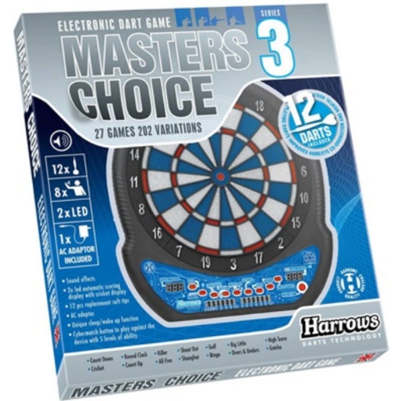 Harrows Masters Choice 3 dartbord verpakking