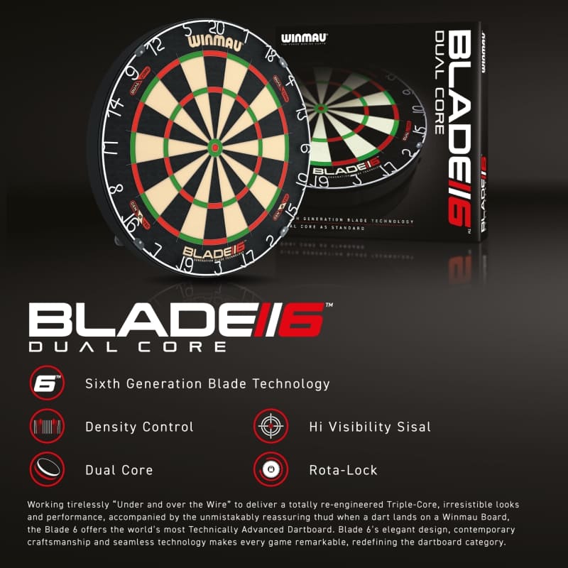 Winmau Blade 6 Dual Core banner