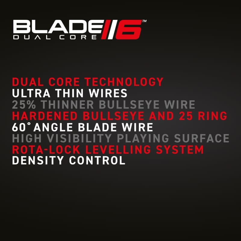 Winmau Blade 6 Dual Core specifications Winmau Blade 6 Dual Core specifications